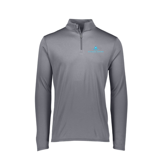 [FTLQFLGY-FAXS-LOGO2] Decker Women's Flex-Lite 1/4 Zip Shirt (Female Adult XS, Gray, Logo 2)