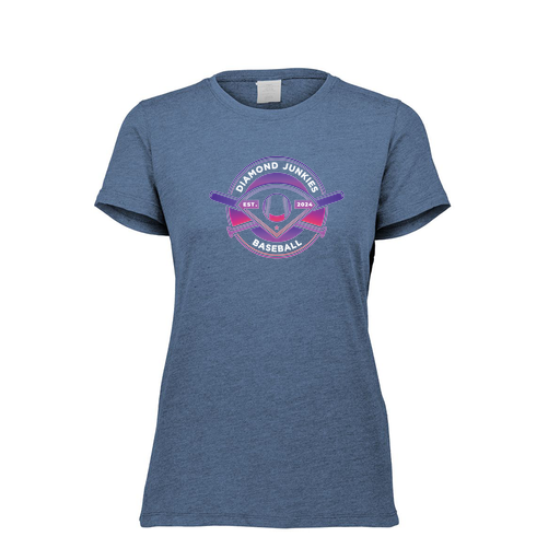 [FTSCUBNV-FAXS-LOGO1] Decker Women's Tri-Blend T-Shirt - Short Sleeve (Female Adult XS, Navy, Logo 1)