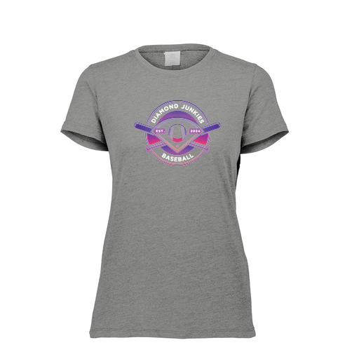 [FTSCUBGY-FAXS-LOGO1] Decker Women's Tri-Blend T-Shirt - Short Sleeve (Female Adult XS, Gray, Logo 1)