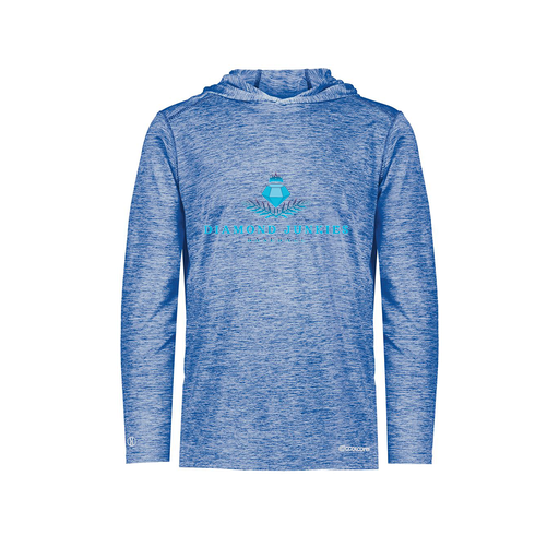 [FOLHCGRY-AS-LOGO2] Decker Men's Charge Hoodie (Adult S, Royal, Logo 2)