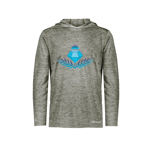 [FOLHCGGY-AS-LOGO3] Decker Men's Charge Hoodie (Adult S, Gray, Logo 3)