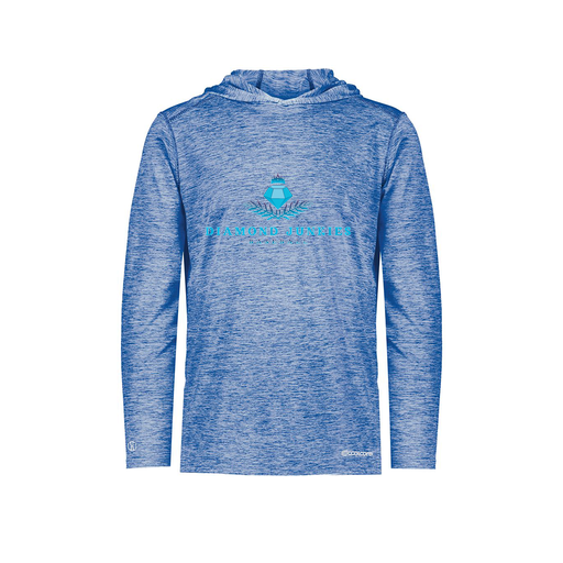 [FOLHCGRY-YS-LOGO2] Decker Youth Charge Hoodie (Youth S, Royal, Logo 2)