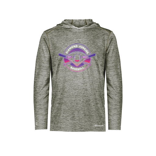 [FOLHCGGY-YS-LOGO1] Decker Youth Charge Hoodie (Youth S, Gray, Logo 1)