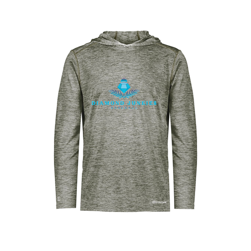 [FOLHCGGY-YS-LOGO2] Decker Youth Charge Hoodie (Youth S, Gray, Logo 2)