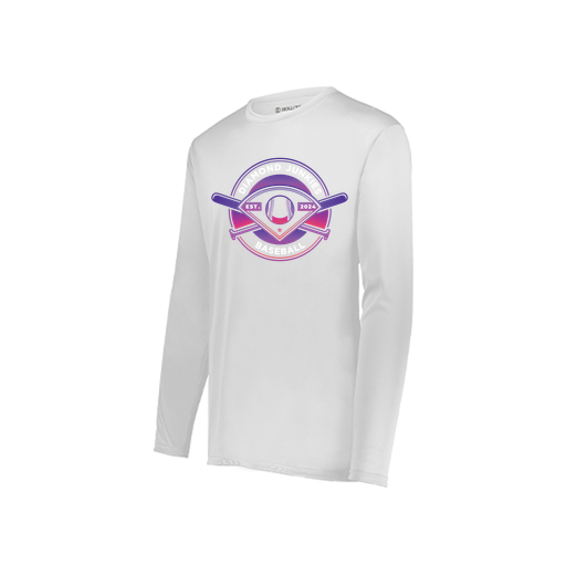 [222822.005.XS-LOGO1] Men's LS Smooth Sport Shirt (Adult XS, White, Logo 1)