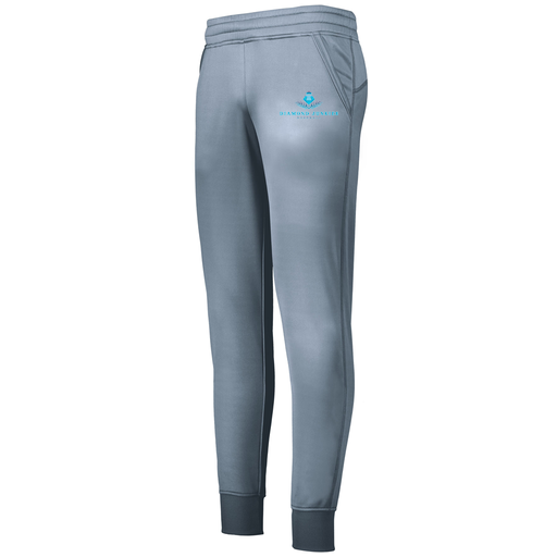 [5568.059.XS-LOGO2] Ladies Performance Jogger (Female Adult XS, Gray, Logo 2)